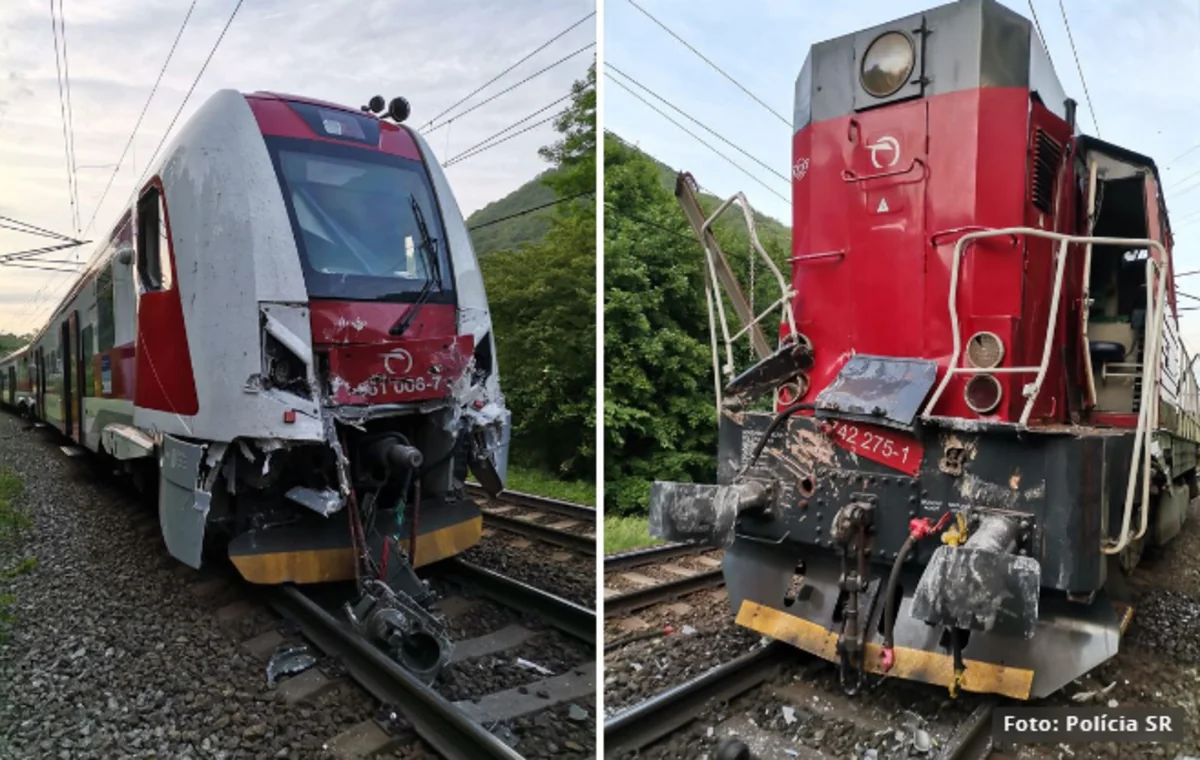 Slovakiyada qatarların toqquşması zamanı 74 nəfər xəsarət alıb