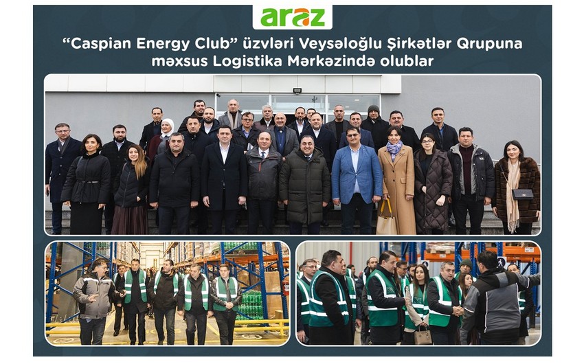 “Caspian Energy Club”un üzvləri Veysəloğlu Şirkətlər Qrupuna məxsus Logistika Mərkəzində olublar