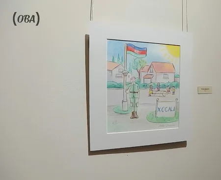 “OBA” “Azad Xocalı: kiçik əllərdən böyük rəsmlər” adlı sərgi keçirib – FOTO/VİDEO