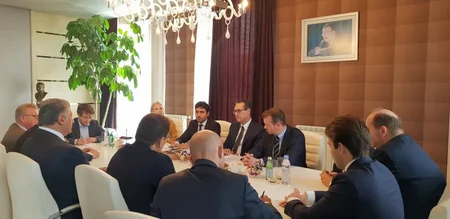 Azad Rəhimov Avstriya kanslerinin müavinini qəbul edib
