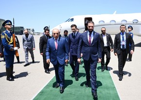 Transitional President of Syria Ahmad al-Sharaa arrives in Azerbaijan on working visit
