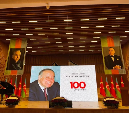 Ankarada Heydər Əliyevin 100 illik yubileyinə həsr olunan tədbir keçirilib