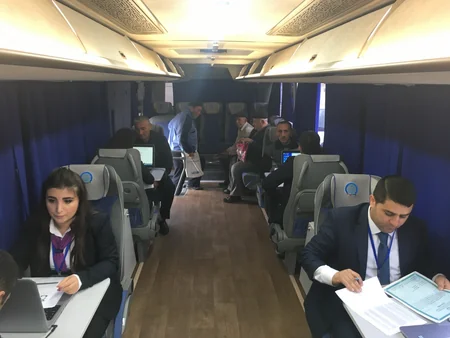 ƏMDK-nın bölgələrdə yeni mobil qeydiyyatı ofisi işə düşüb