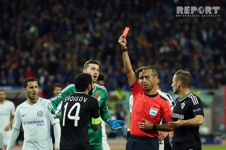 Qarabağ - Çelsi matçı maraqlı anlarla yadda qalıb - FOTOREPORTAJ