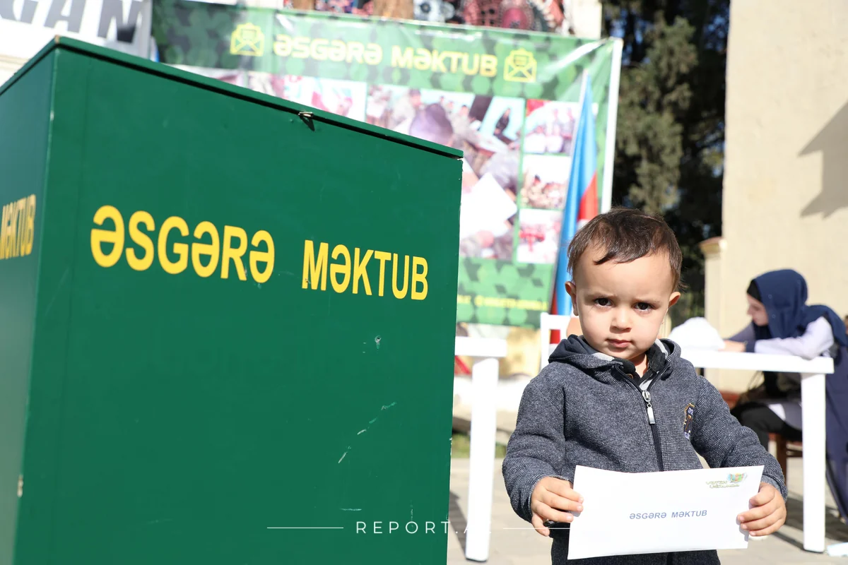 Gəncə sakinləri “Əsgərə məktub” yazırlar