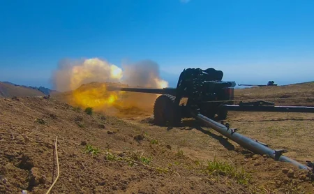 Artillery and mortar units of Combined Arms Army were inspected  - VIDEO