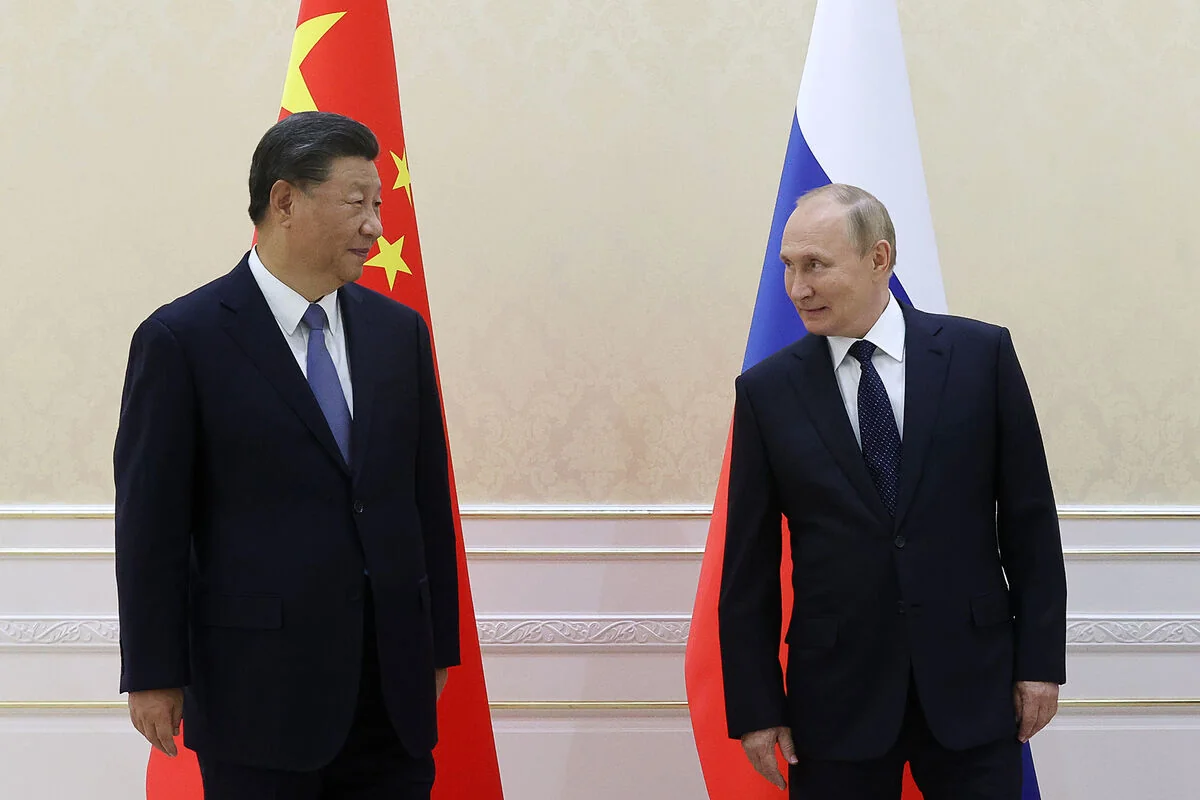 Vladimir Putin meets Xi Jinping