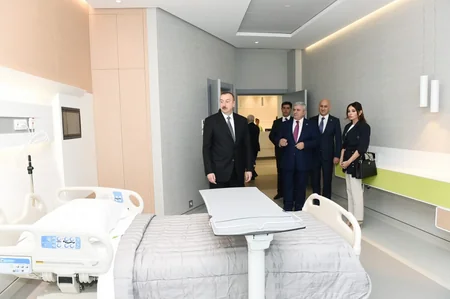 Prezident İlham Əliyev Bona Dea Beynəlxalq Hospitalının açılış mərasimində iştirak edib - YENİLƏNİB