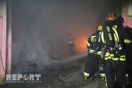 Təzə bazarda yanğın baş verib - FOTO - VİDEO