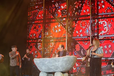Heydər Əliyev Mərkəzinin parkında Milli Qurtuluş Gününə həsr olunan konsert keçirilib