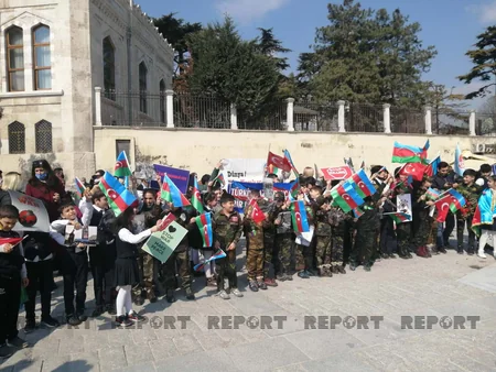 Beyazit meydanında Xocalı soyqırımının 30-cu ildönümü ilə əlaqədar aksiya keçirilib