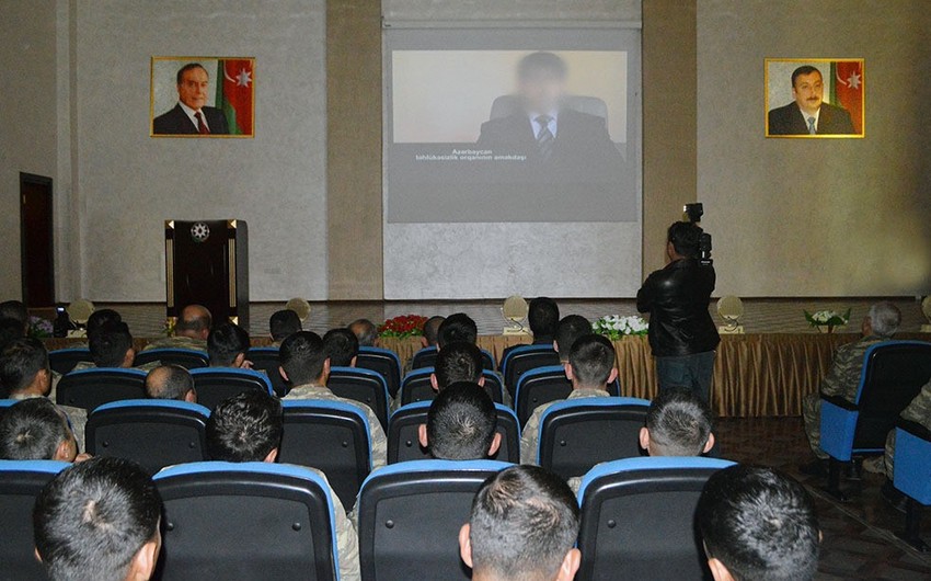 Hərbçilərə xarici xüsusi xidmət orqanlarının pozuculuq fəaliyyəti mövzularında seminar keçirilib