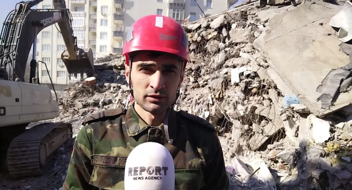 Azərbaycan xilasedicisi: Kahramanmaraşda dağılmış ərazilərdə operativ və çevik şəkildə hərəkət edirik 
