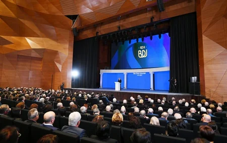 President Ilham Aliyev attended ceremony to mark 100th anniversary of Baku State University