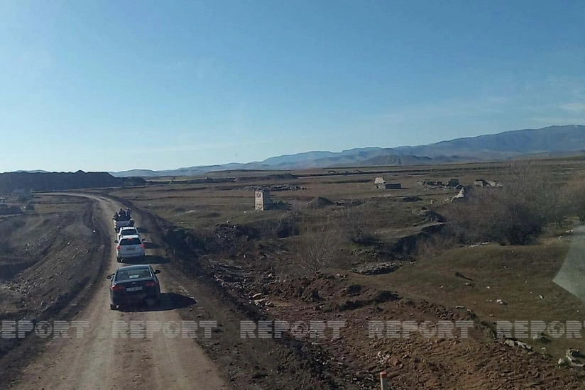 Foreign journalists visit airport construction site in Azerbaijan’s Fuzuli