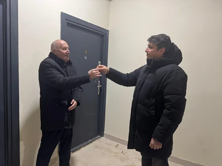 Növbəti köç karvanı ilə Cəbrayıla çatan ailələrə evlərinin açarları təqdim olunub - YENİLƏNİB-3