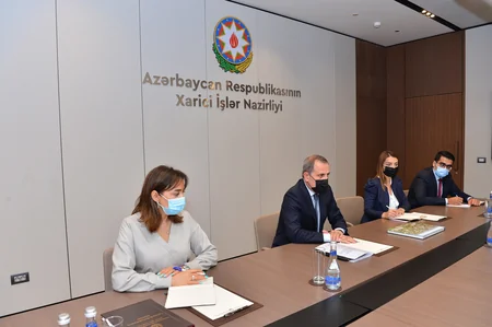 Ceyhun Bayramov Dünya Bankının Azərbaycan üzrə meneceri ilə görüşüb