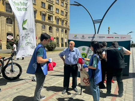 В Сумгайыте прошел фестиваль Обменяй отходы на подарки