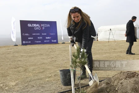 Global Media Group “Yaşıl dünya naminə həmrəylik ili” çərçivəsində ağacəkmə aksiyası keçirib