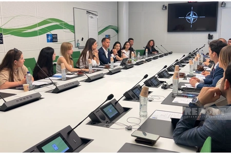 Azerbaijani media representatives visit NATO headquarters