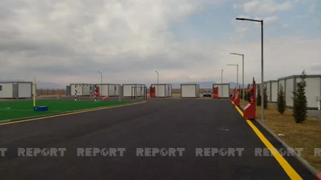 Ağdamda minaaxtaranlar üçün yeni mobil düşərgə salınıb