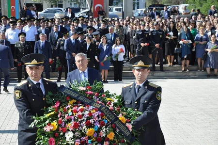 Azərbaycanın şimal bölgəsində şəhidlərin xatirəsi ehtiramla yad edilib