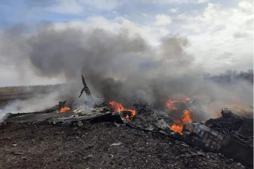 Rusiyanın Su-25 qırıcısı Ukrayna ilə sərhəddə qəzaya uğrayıb