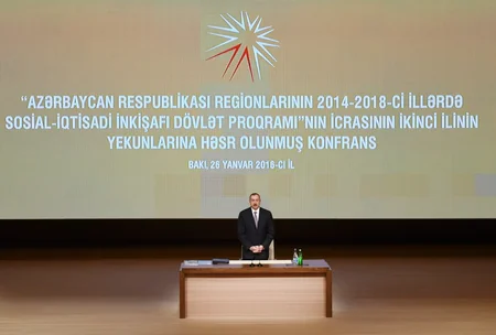 President attends conference dedicated to results of second year implementation of the State Program on socio-economic development of regions