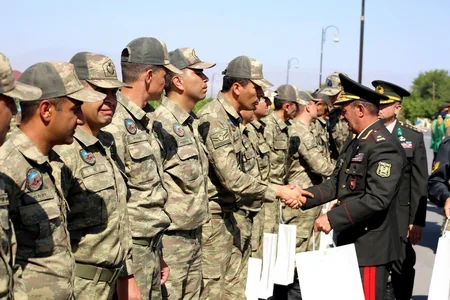 Состоялась торжественная церемония проводов турецких военнослужащих, участвовавших в учениях Нерушимое братство-2019 - ВИДЕО