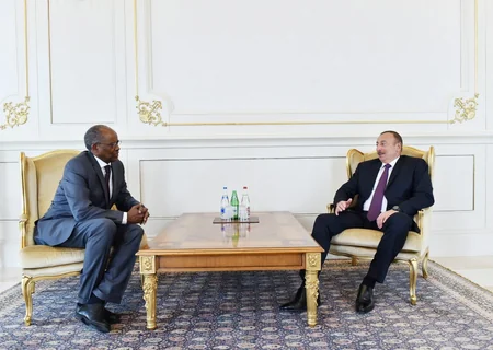 President Ilham Aliyev received credentials of two incoming ambassadors