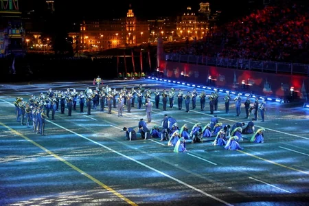 Azerbaijan Military Band takes part in Spasskaya Tower international military music festival