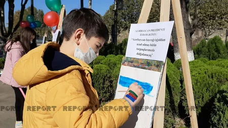 В Тбилиси отмечают победу в Шуше и День государственного флага Азербайджана