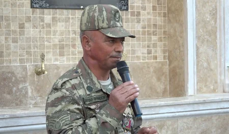 Naxçıvanda Aprel döyüşlərinin qəhrəmanının xatirəsinə bulaq-abidə açılıb