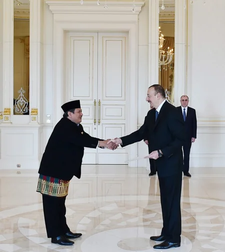 President Ilham Aliyev received credentials of incoming Indonesian Ambassador