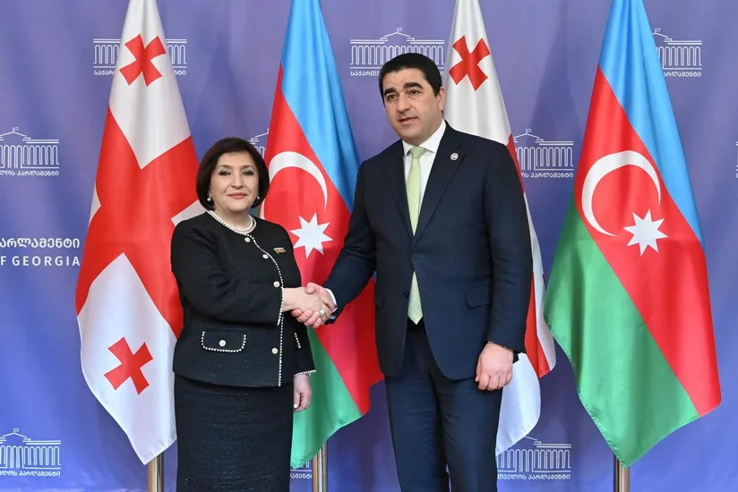 Azərbaycan və Gürcüstan parlamentlərinin sədrləri ikitərəfli əməkdaşlığı müzakirə ediblər