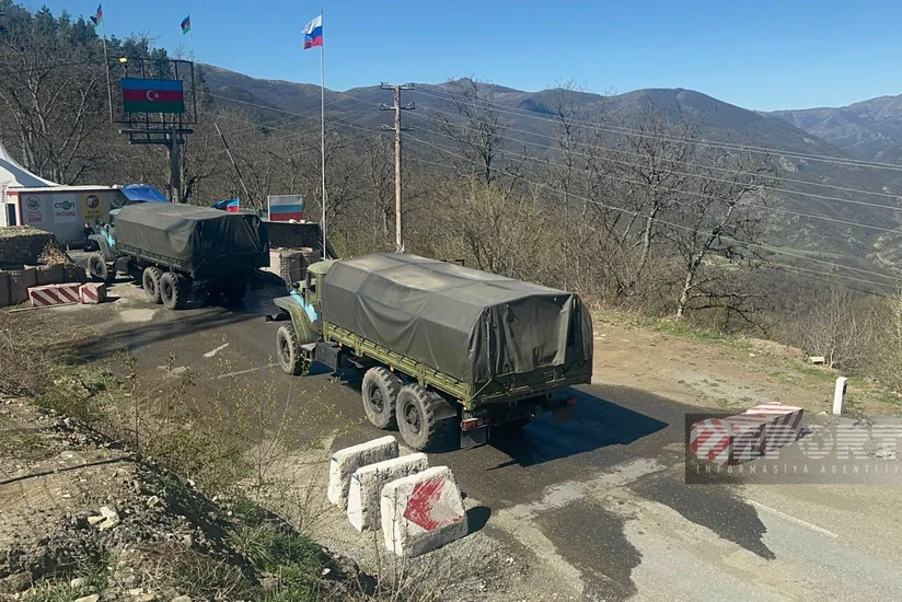 По дороге Ханкенди-Лачын беспрепятственно проехали 69 автомобилей миротворцев