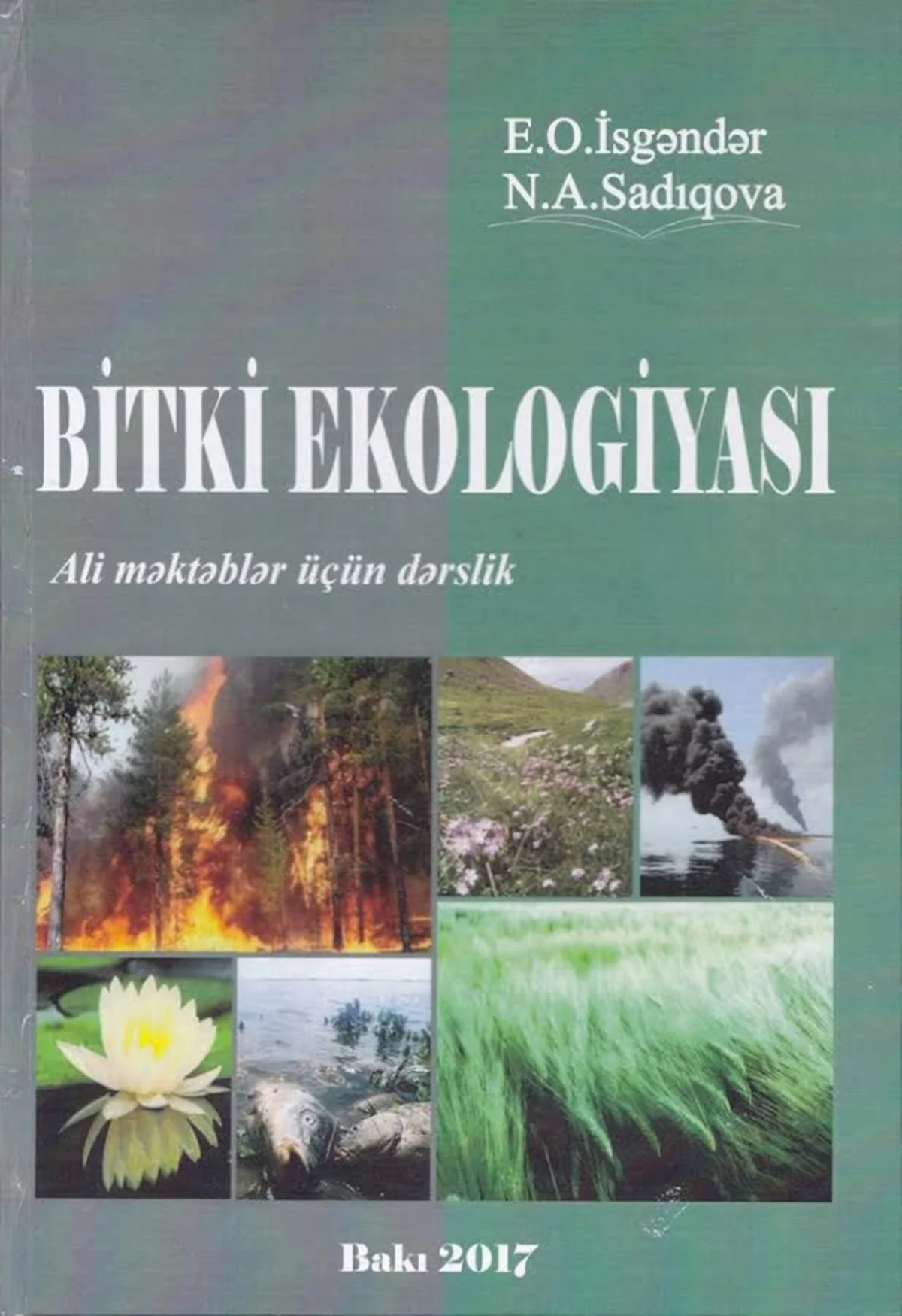 Bitki ekologiyası adlı kitab çapdan çıxıb