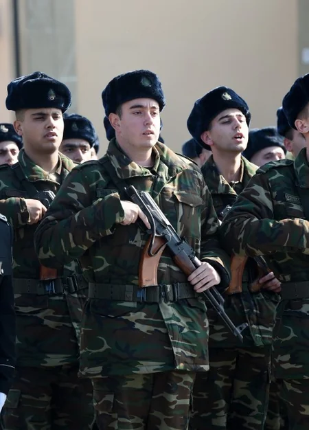 Dövlət Təhlükəsizliyi Xidmətinin N saylı hərbi hissəsində gənc əsgərlərin növbəti qrupu Vətənə sədaqət andı içib
