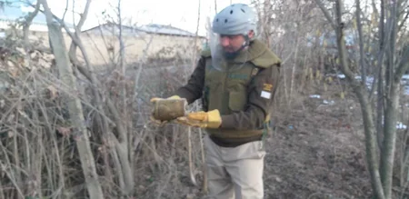 Ağcabədidə mina və əl qumbarası aşkarlandı - FOTOLAR