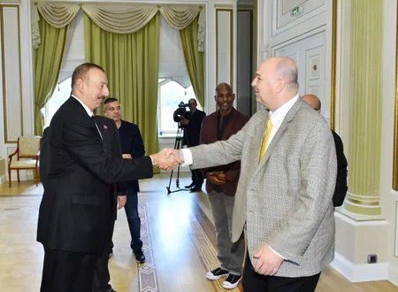 President Ilham Aliyev receives participants of 55th Convention of World Boxing Council