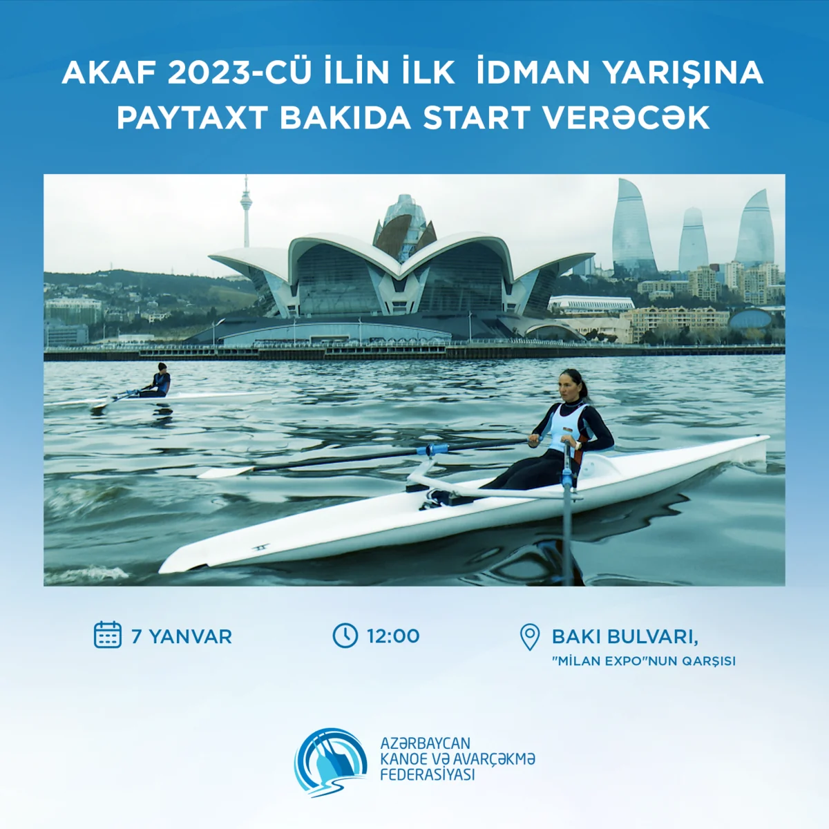 Xəzər dənizində avarçəkənlərin yarışı keçiriləcək