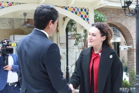 Fuad Muradov Gürcüstanın dövlət naziri ilə görüşüb - FOTO