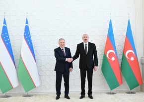 Президенты Азербайджана и Узбекистана выступили с заявлениями для прессы