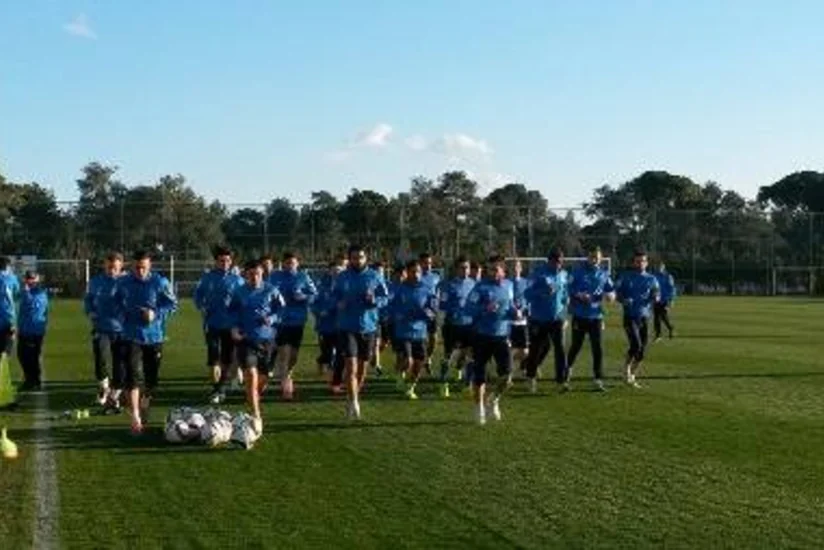 Antalyada toplanışda olan futbol üzrə Azərbaycan millisi ilk məşqinə çıxıb