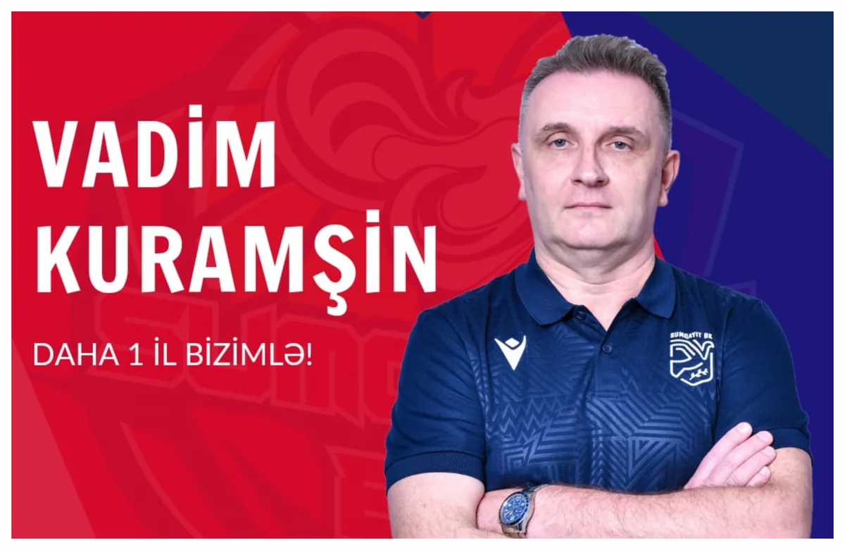 Sumqayıt məşqçisi ilə müqavilə müddətini yeniləyib