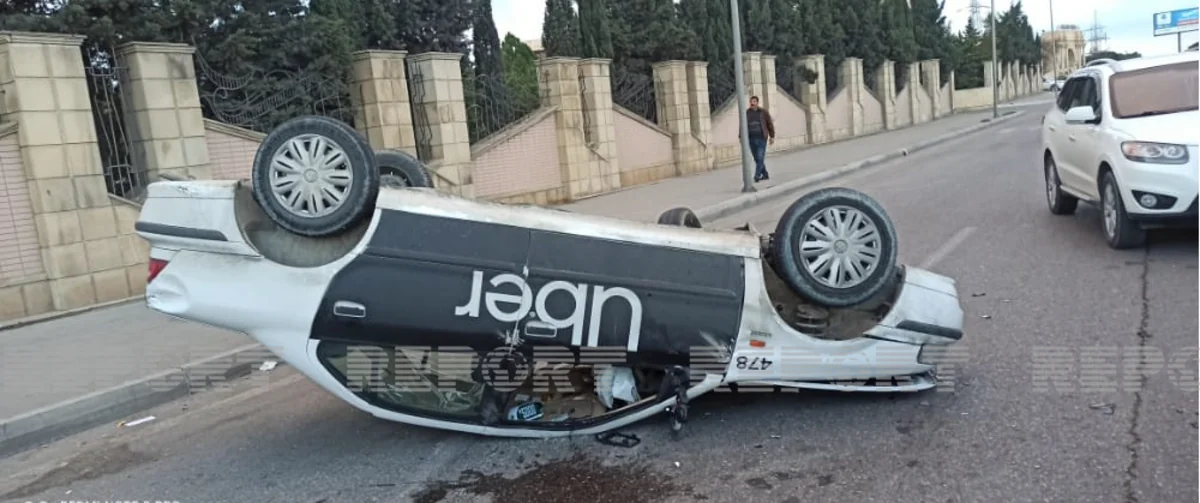 Bakıda yol qəzası olub, xəsarət alanlar var