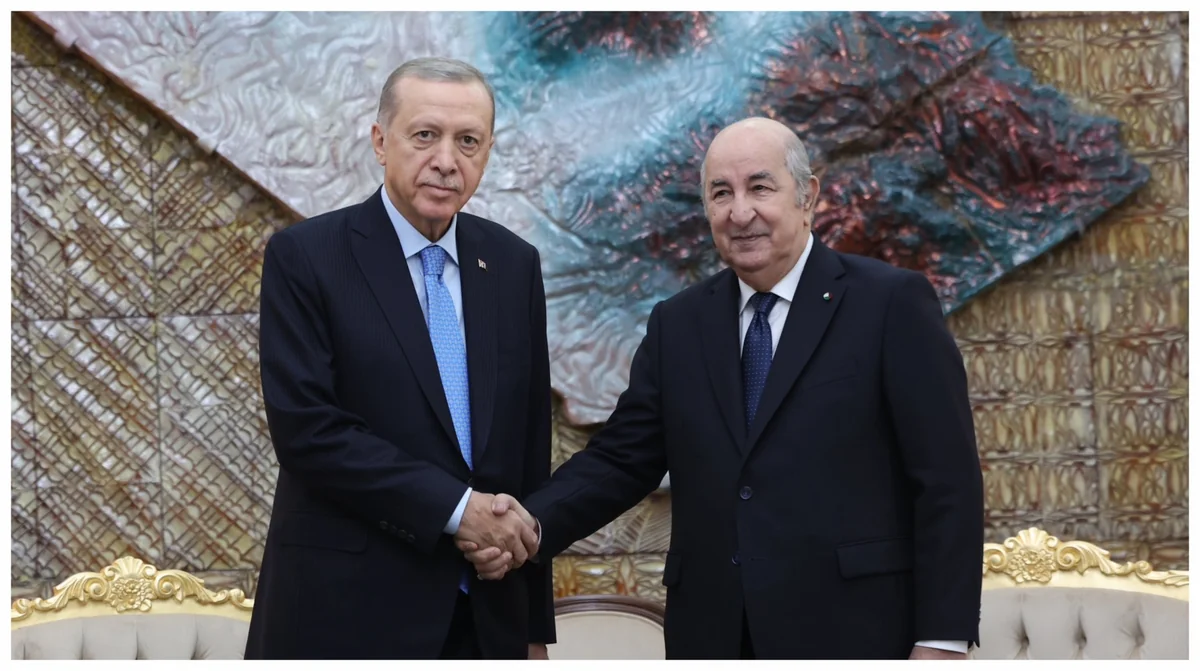 Ərdoğan Əlcəzair Prezidenti ilə görüşüb