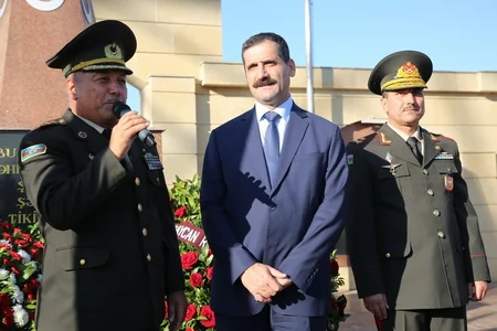 Bakının azad edilməsinin 101-ci ildönümü münasibəti ilə yürüş keçirilib - VİDEO
