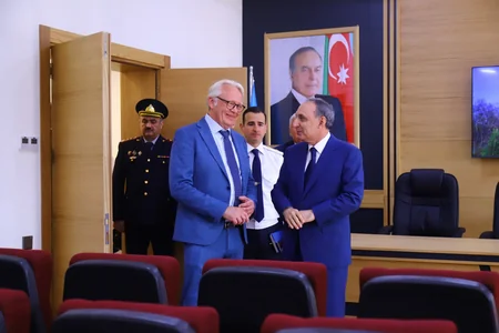Şəki Rayon Prokurorluğunun yeni inzibati binasının açılışı olub