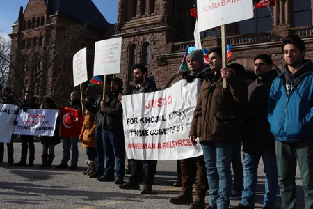 Kanadada Xocalı soyqırımının 24-cü ildönümü ilə əlaqədar mitinq keçirilib